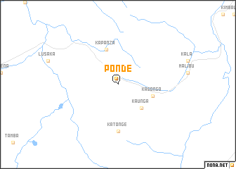 map of Ponde