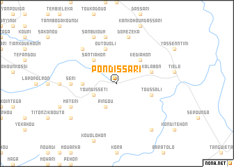 map of Pondissari