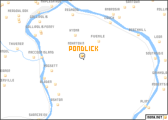 map of Pondlick