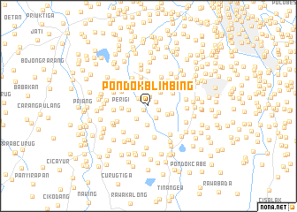 map of Pondokblimbing