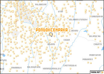 map of Pondokcempaka