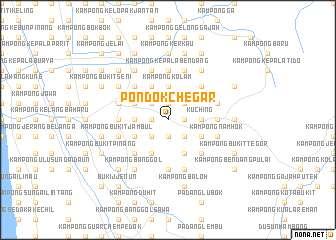 map of Pondok Chegar