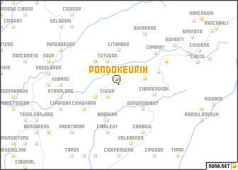 map of Pondokeurih