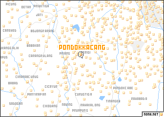 map of Pondokkacang