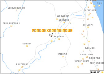 map of Pondokkaranginoue