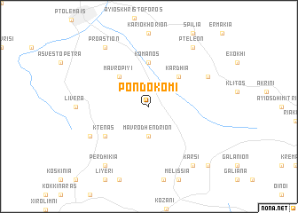 map of Pondokómi