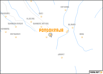 map of Pondokraja