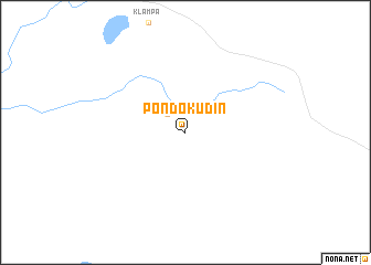 map of Pondokudin