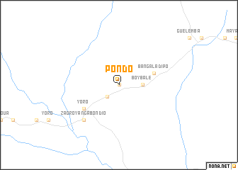 map of Pondo