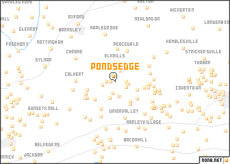 map of Ponds Edge