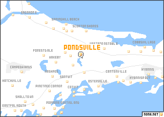 map of Pondsville