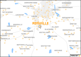 map of Pondville