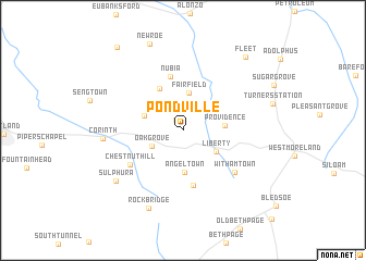 map of Pondville