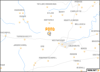 map of Pond