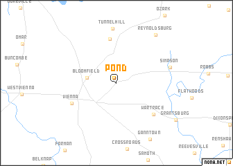 map of Pond