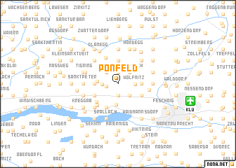 map of Ponfeld