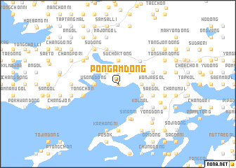 map of Pongam-dong