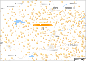 map of Pongam-dong