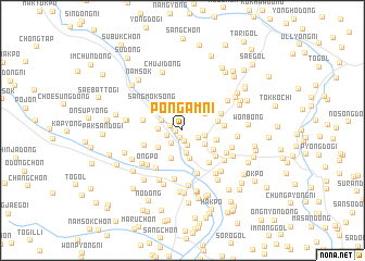 map of Pongam-ni