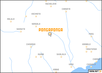 map of Ponga Ponga
