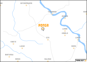 map of Ponga
