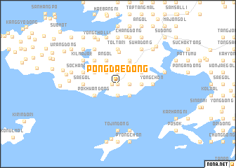 map of Pongdae-dong