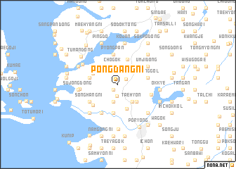 map of Pongdang-ni