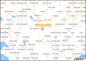 map of Pong-dong