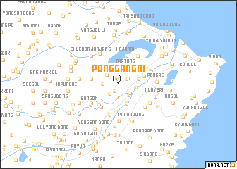 map of Ponggang-ni