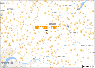 map of Pongguk-tong