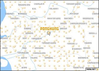 map of Ponghŭng