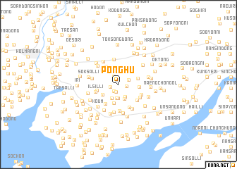 map of Ponghu