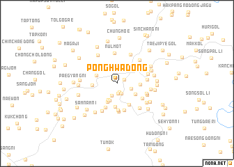 map of Ponghwa-dong
