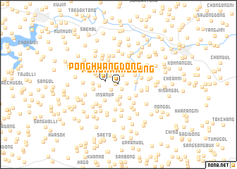 map of Ponghwang-dong