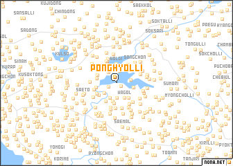 map of Ponghyŏl-li