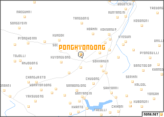 map of Ponghyŏn-dong