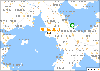 map of Pongjŏl-li