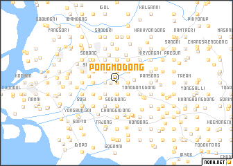 map of Pongmo-dong