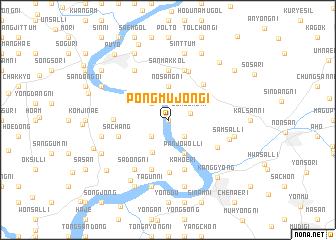 map of Pongmujŏngi