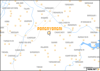 map of Pongnyong-ni