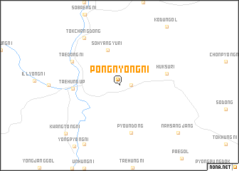 map of Pongnyŏng-ni