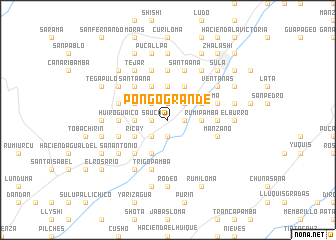 map of Pongo Grande