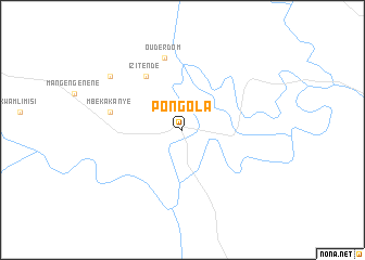 map of Pongola