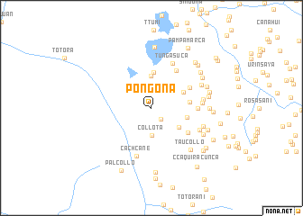 map of Pongoña