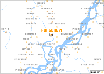 map of Pôngôngyi