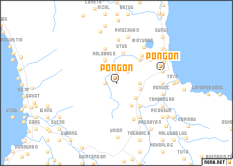 map of Pongon