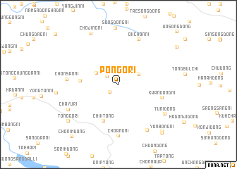 map of Pongo-ri