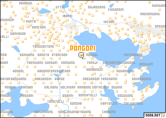 map of Pongo-ri