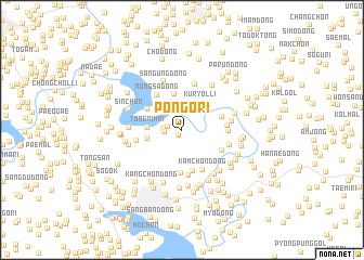 map of Pongo-ri