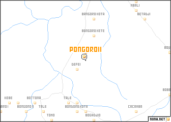 map of Pongoro II
